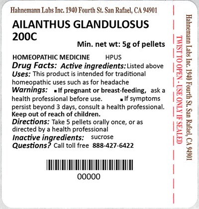 Ailanthus Glandulosus 200c 5g (Ailanthus Glandulosus 200c 5g)